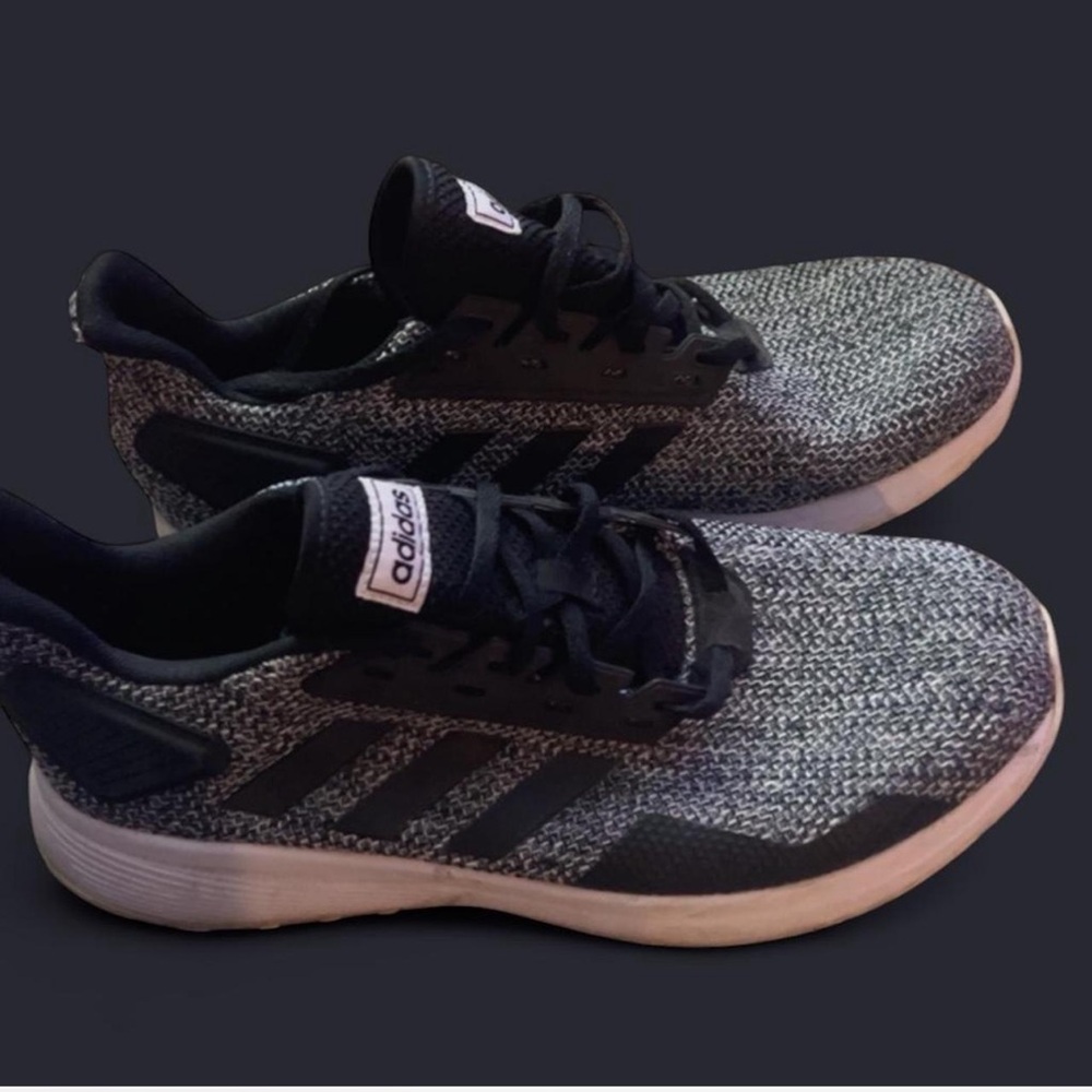 adidas Black and gray Athletic Shoes